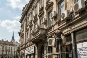 Uklanjanje klima uređaja sa fasada zgrada