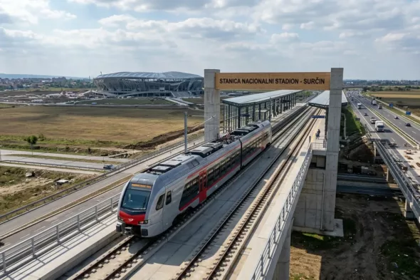 Nova železnička pruga Beograd aerodrom stadion