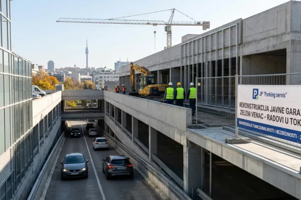 Rekonstrukcija javne garaže Zeleni venac