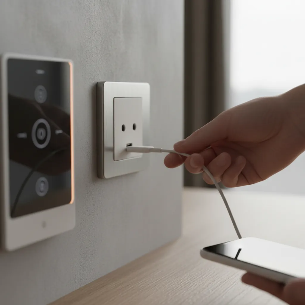 Moderna utičnica sa USB-C portom