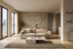 Moderan quiet luxury enterijer sa IoT tehnologijom