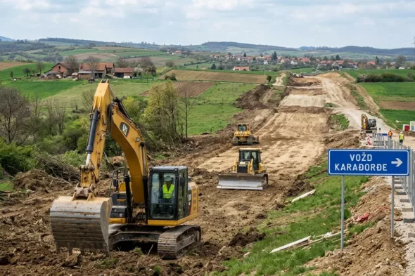Izgradnja brze saobraćajnice Vožd Karađorđe