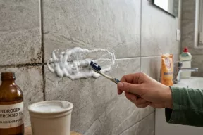 Prirodno čišćenje fuga u kupatilu