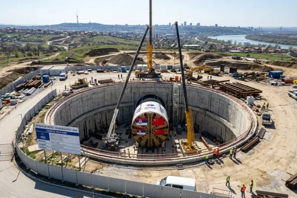 Izgradnja prve linije beogradskog metroa
