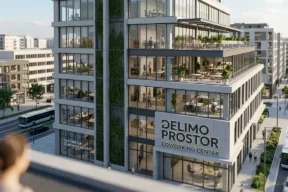 Moderan coworking prostor sa terasom
