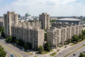 Panorama centralnih blokova Novog Beograda