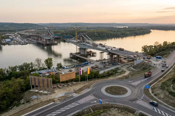 Novi most preko Dunava kod Bačke Palanke