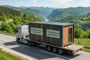 Moderna pokretna kuća na rasklapanje