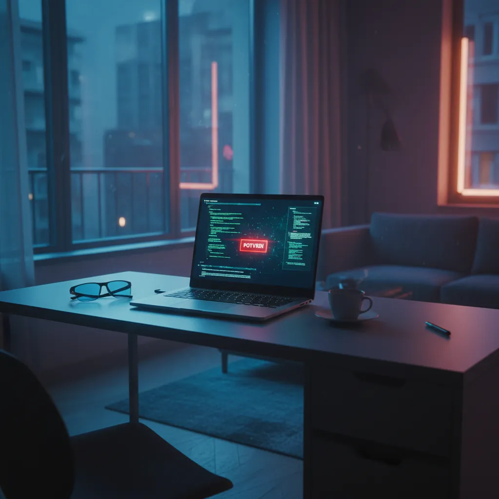 Digitalna prevara na modernom laptopu