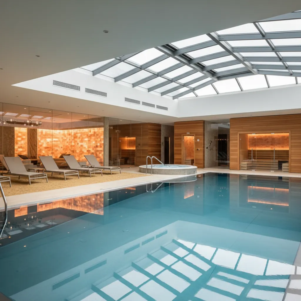 Luksuzni spa centar sa zatvorenim bazenom