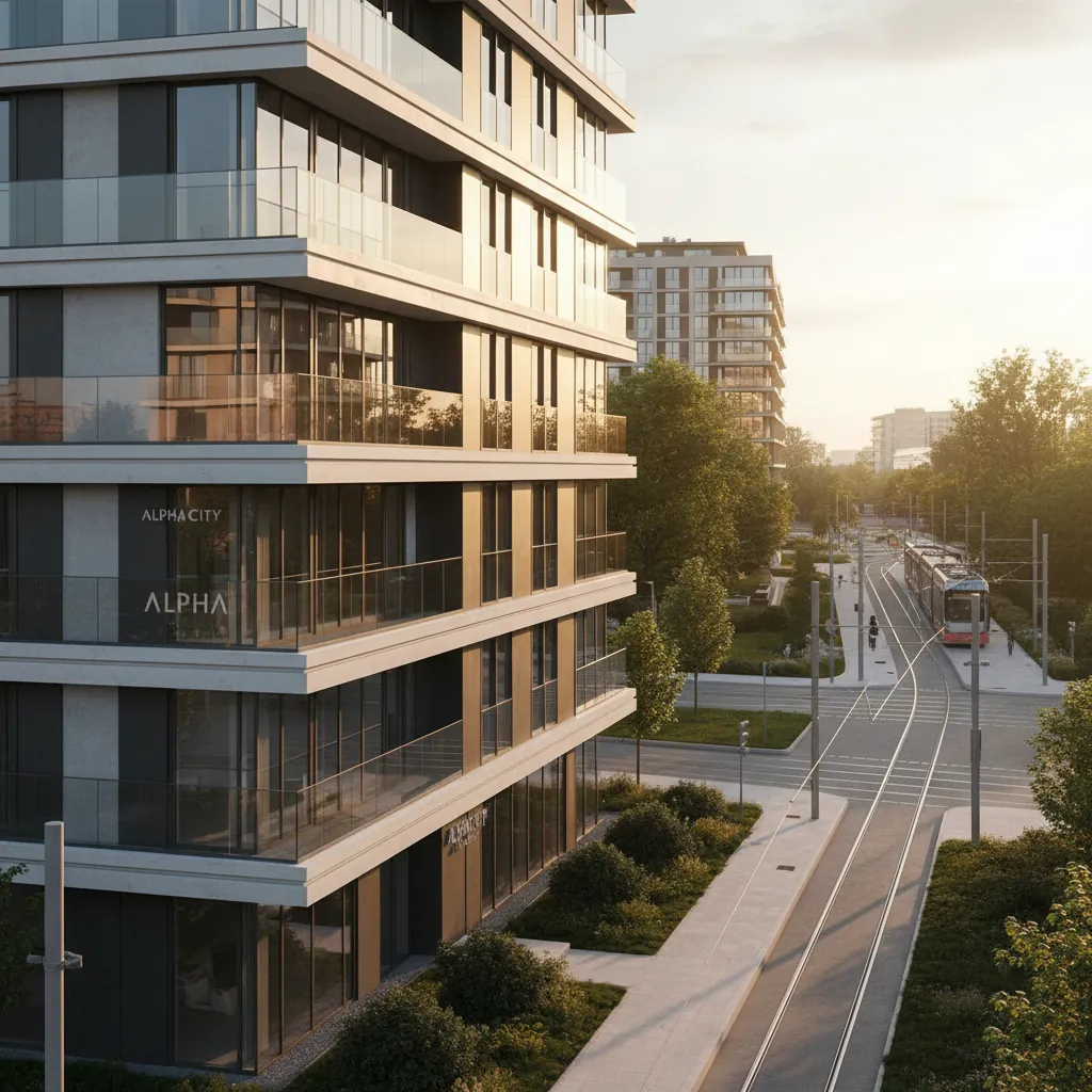 Moderan stambeni kompleks Alpha City Beograd