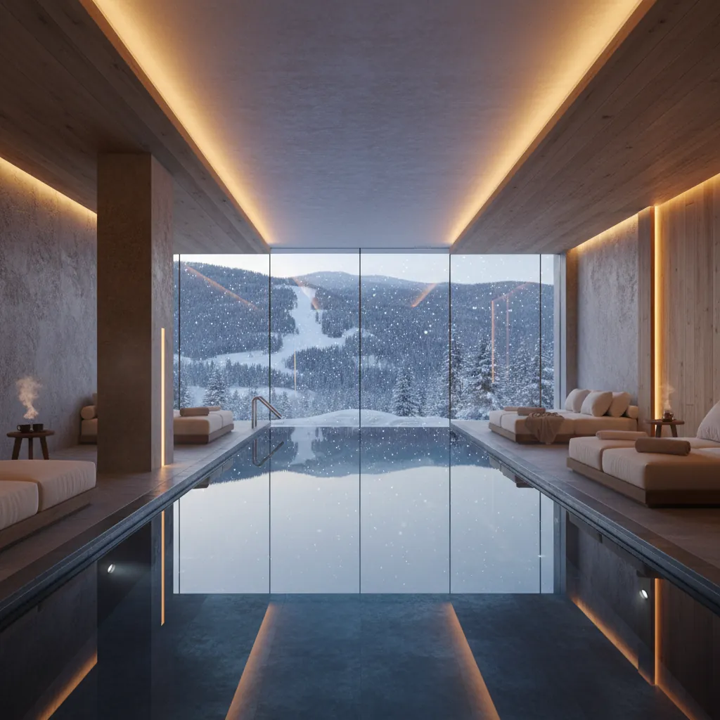 Luksuzni wellness centar zimska idila