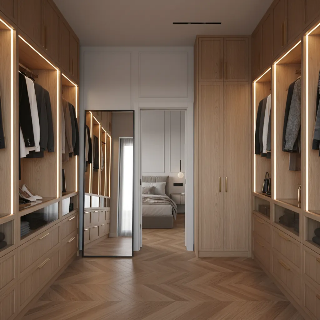 Moderan walk-in ormar u stanu
